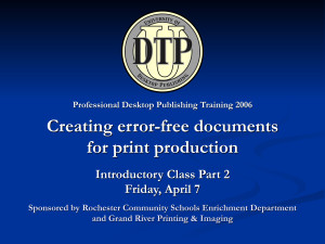 U-DTP 2006 Intro Class Part 2